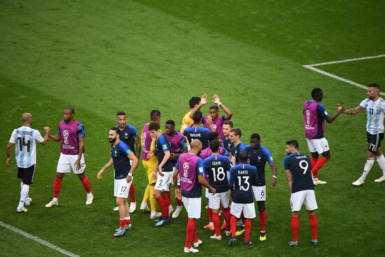 Футбол. ЧМ-2018. Матч Франция - Аргентина 