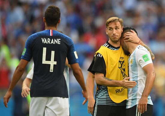 Футбол. ЧМ-2018. Матч Франция - Аргентина 