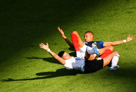 Футбол. ЧМ-2018. Матч Франция - Аргентина 