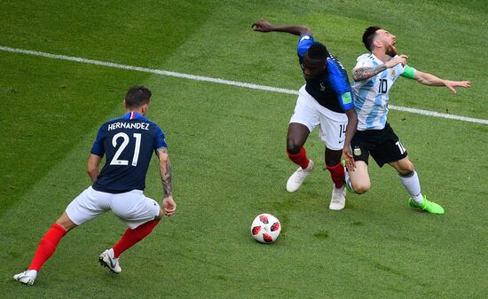 Футбол. ЧМ-2018. Матч Франция - Аргентина 