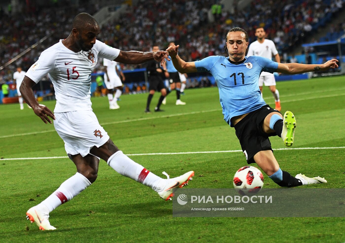 Футбол. ЧМ-2018. Матч Уругвай - Португалия
