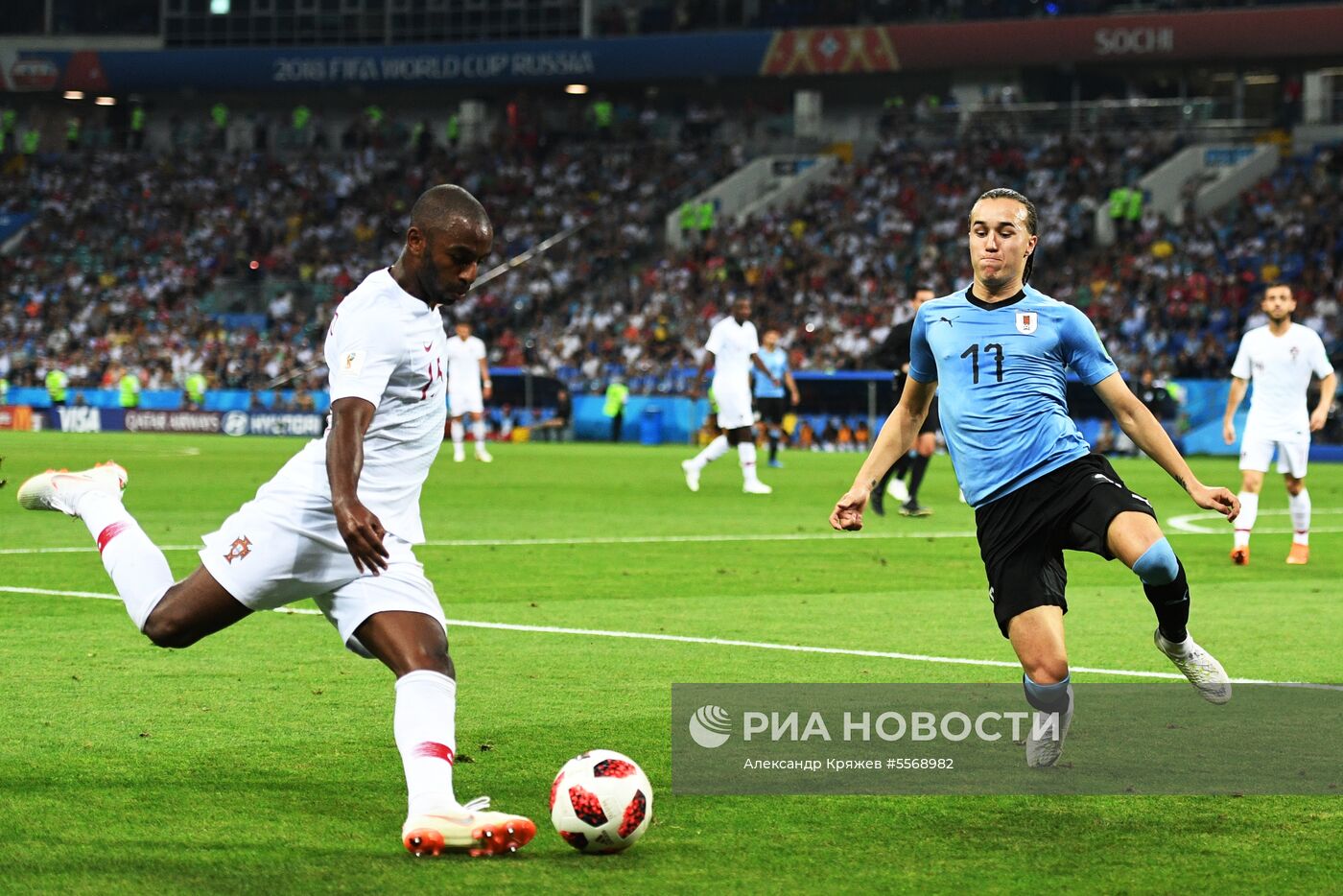 Футбол. ЧМ-2018. Матч Уругвай - Португалия