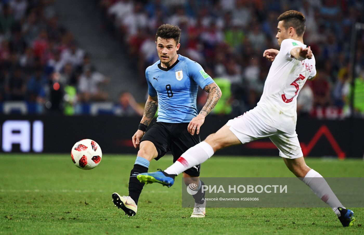 Футбол. ЧМ-2018. Матч Уругвай - Португалия