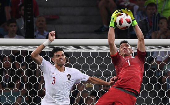 Футбол. ЧМ-2018. Матч Уругвай - Португалия