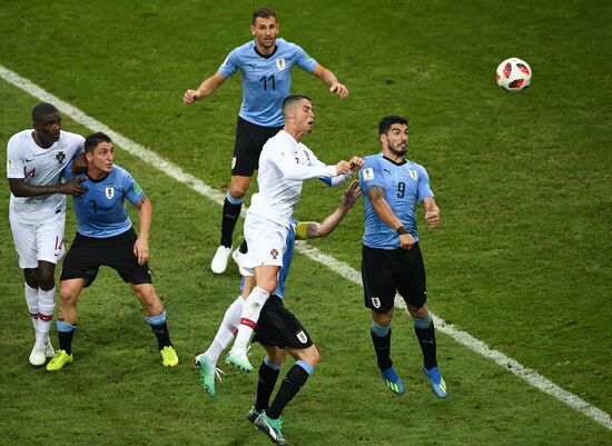 Футбол. ЧМ-2018. Матч Уругвай - Португалия