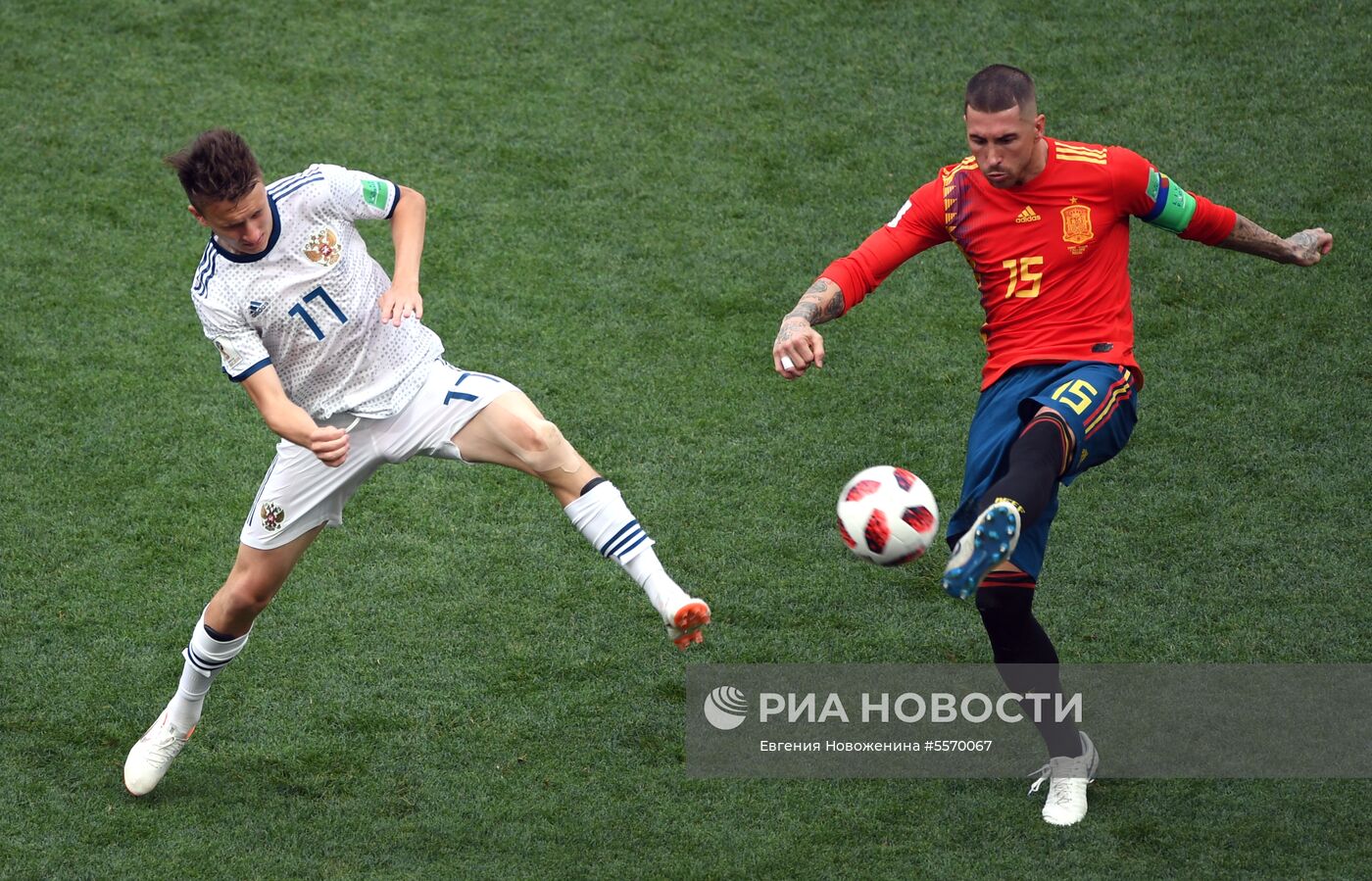 Футбол. ЧМ-2018. Матч Испания - Россия