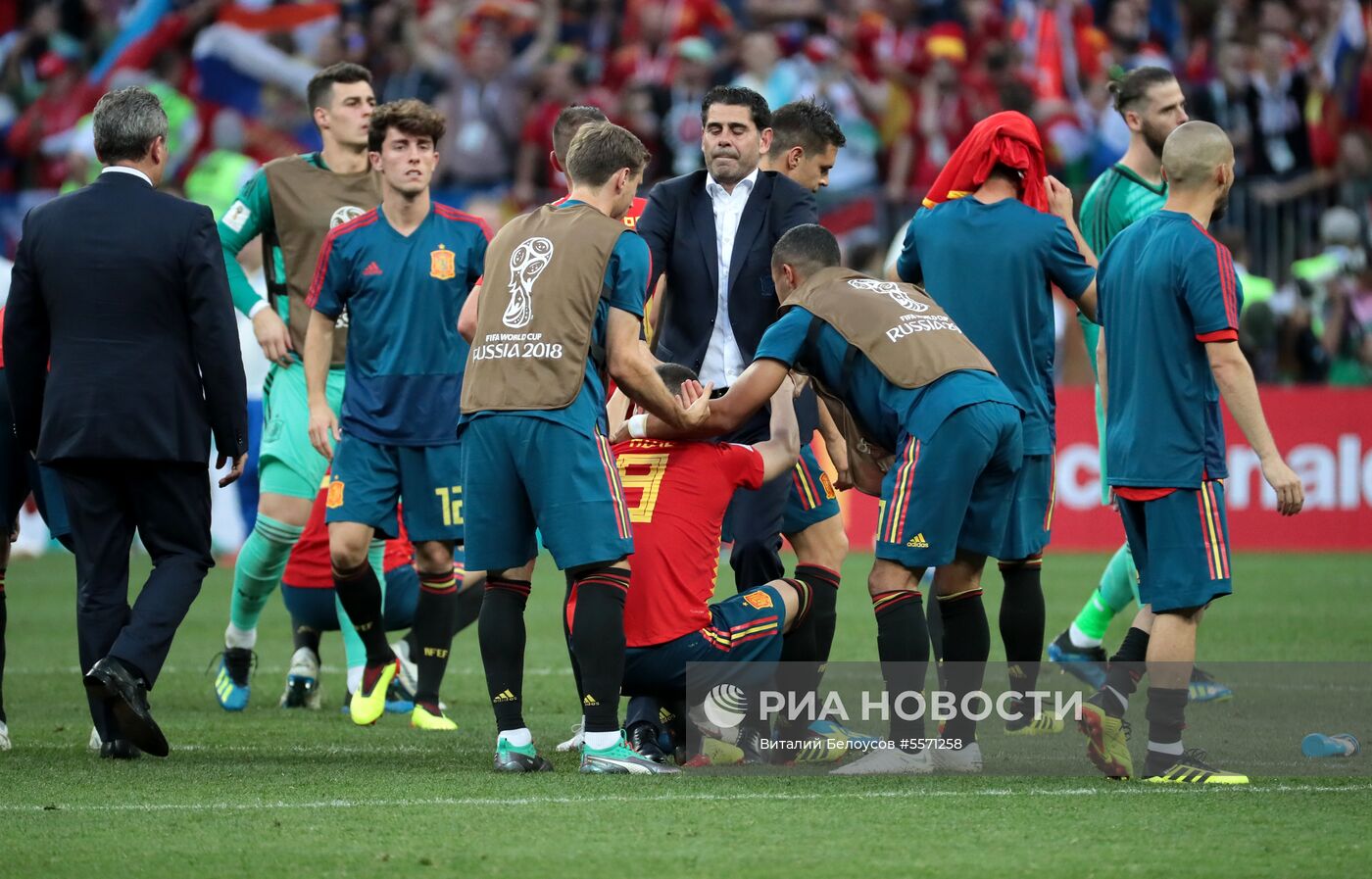 Футбол. ЧМ-2018. Матч Испания - Россия