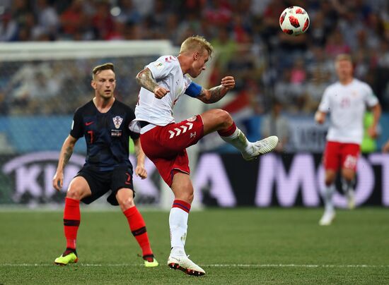 Футбол. ЧМ-2018. Матч Хорватия - Дания