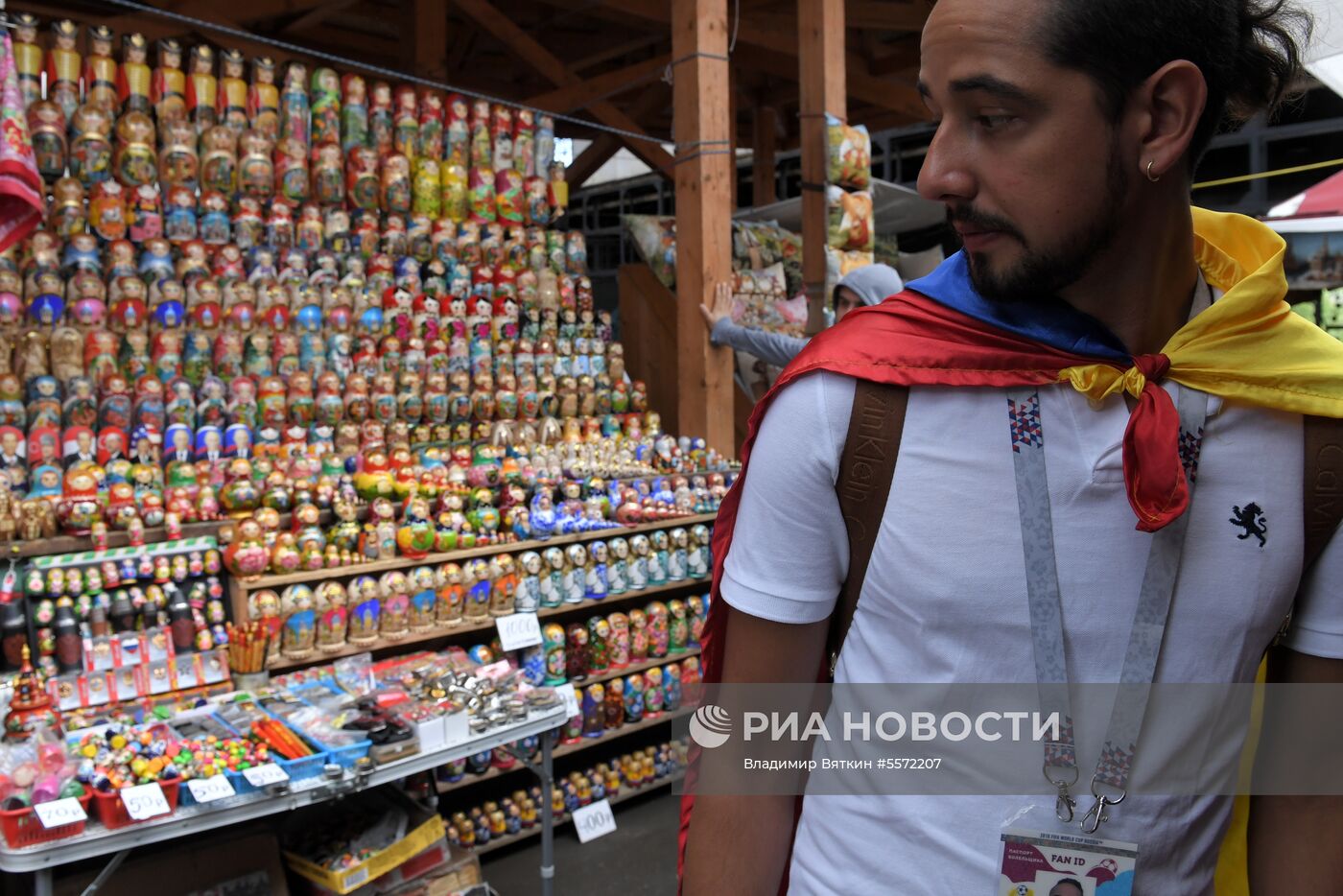 Продажа сувениров в Измайловском Кремле