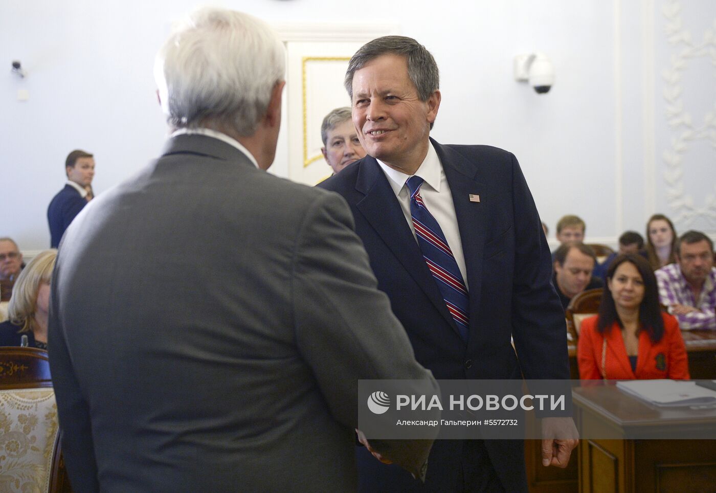 Встреча губернатора Санкт-Петербурга Г.Полтавченко с делегацией сената США