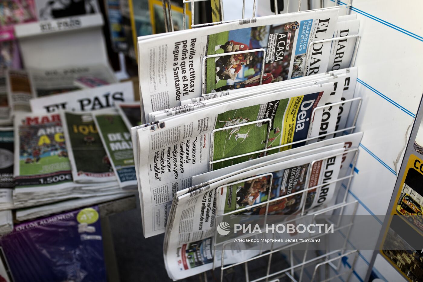 Реакция испанских СМИ на результат матча Испания-Россия