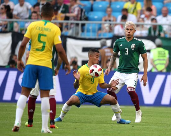 Футбол. ЧМ-2018. Матч Бразилия - Мексика