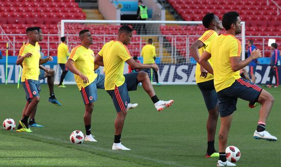 Футбол. ЧМ-2018. Тренировка сборной Колумбии