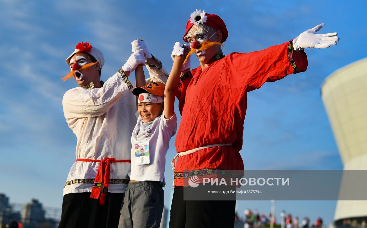 Болельщики сборной Японии перед матчем 1/8 финала чемпионата мира по футболу между сборными Бельгии и Японии. Место: Россия, Ростов-на-Дону. Автор: Александр Вильф/РИА Новости. Болельщики перед матчем ЧМ-2018 по футболу между сборными Бельгии и Японии