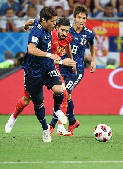 Футбол. ЧМ-2018. Матч Бельгия - Япония 
