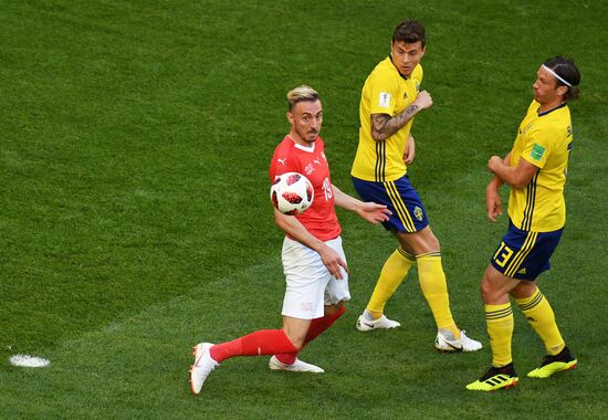 Футбол. ЧМ-2018. Матч Швеция - Швейцария
