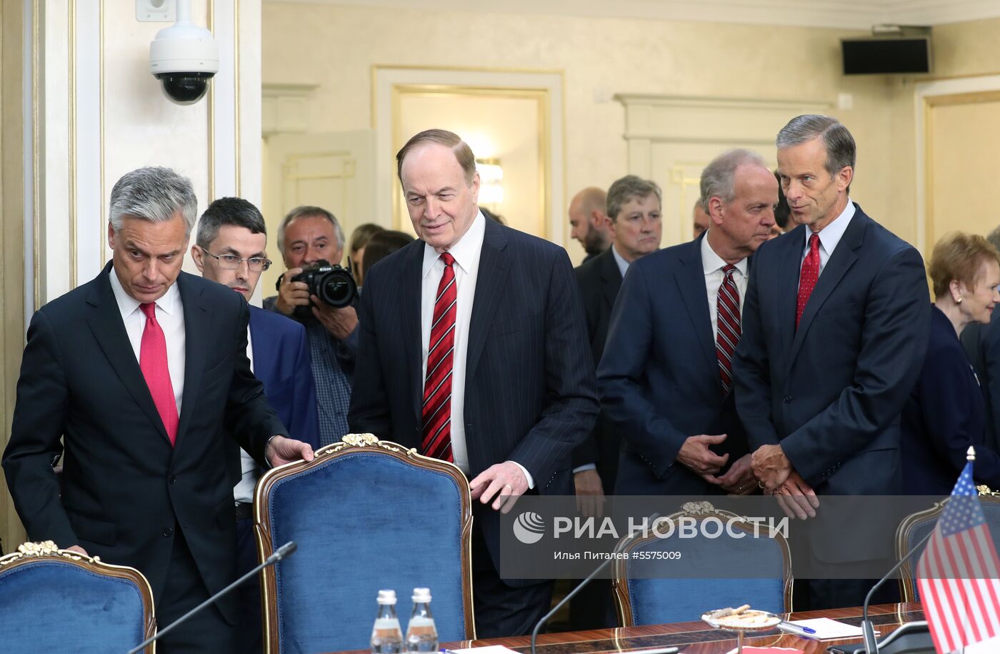 Встреча членов Совета Федерации РФ с делегацией Конгресса США 
