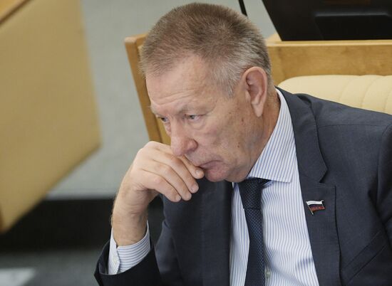 Пленарное заседание Госдумы РФ  