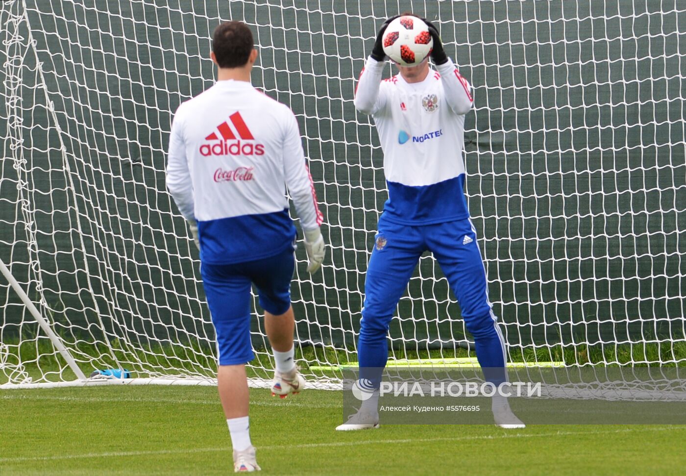 Футбол. ЧМ-2018. Тренировка сборной России