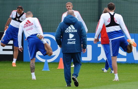 Футбол. ЧМ-2018. Тренировка сборной России