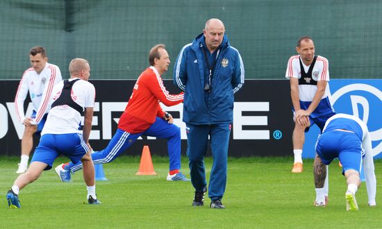 Футбол. ЧМ-2018. Тренировка сборной России