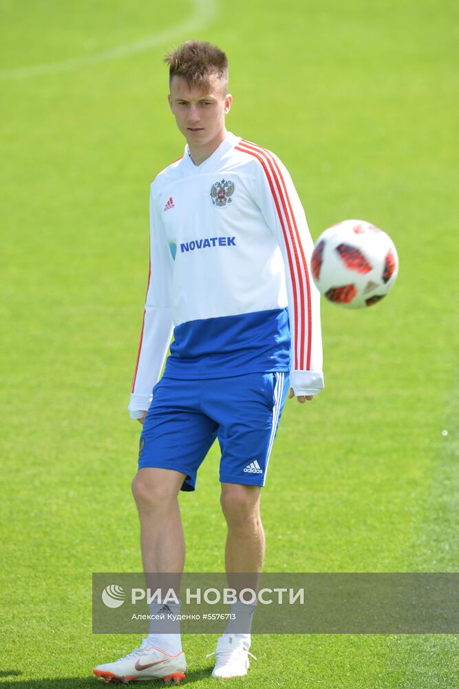 Футбол. ЧМ-2018. Тренировка сборной России