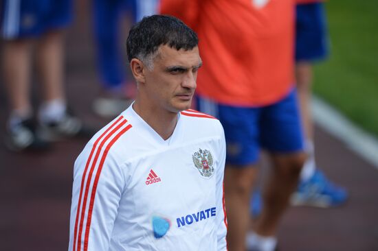 Футбол. ЧМ-2018. Тренировка сборной России