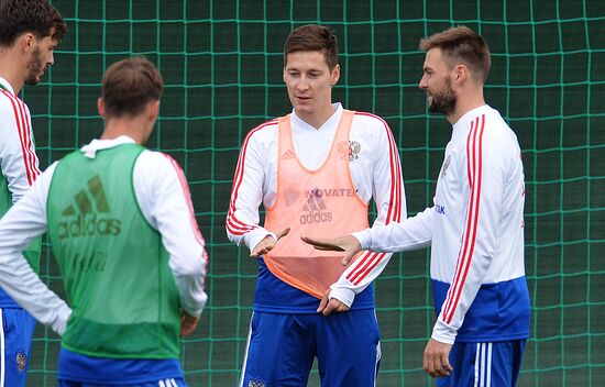 Футбол. ЧМ-2018. Тренировка сборной России