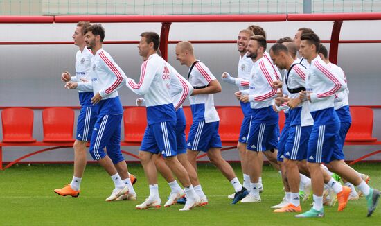 Футбол. ЧМ-2018. Тренировка сборной России