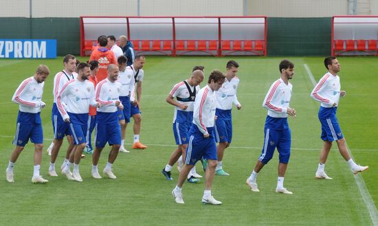Футбол. ЧМ-2018. Тренировка сборной России