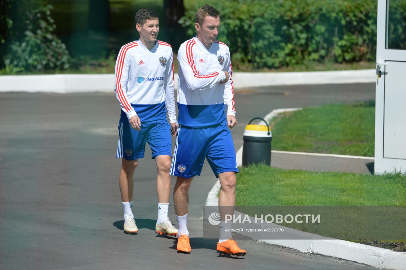 Футбол. ЧМ-2018. Тренировка сборной России