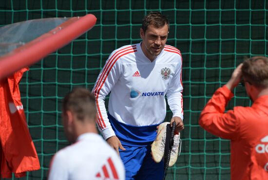 Футбол. ЧМ-2018. Тренировка сборной России