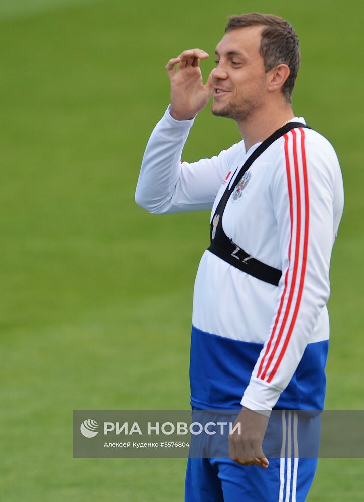 Футбол. ЧМ-2018. Тренировка сборной России
