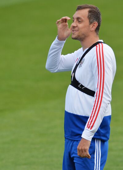 Футбол. ЧМ-2018. Тренировка сборной России