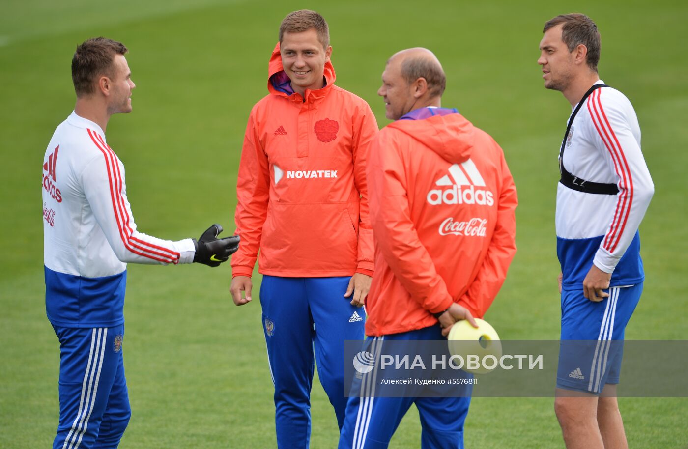 Футбол. ЧМ-2018. Тренировка сборной России