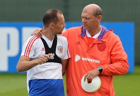 Футбол. ЧМ-2018. Тренировка сборной России