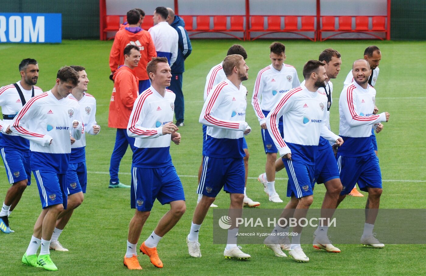Футбол. ЧМ-2018. Тренировка сборной России
