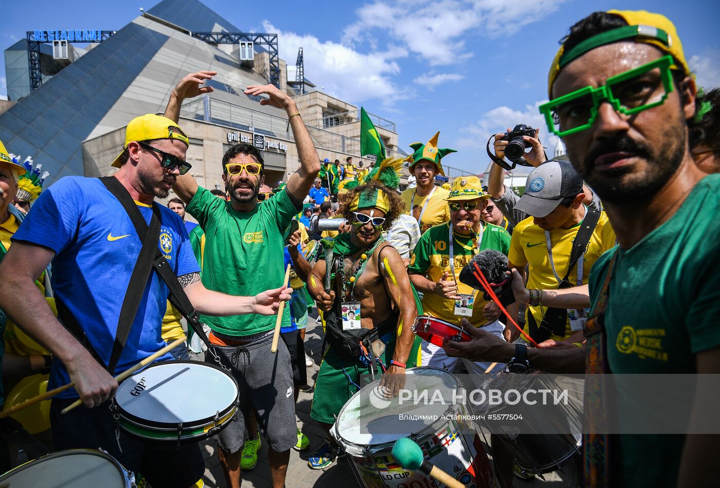 Прилет сборной Бразилии в Казань