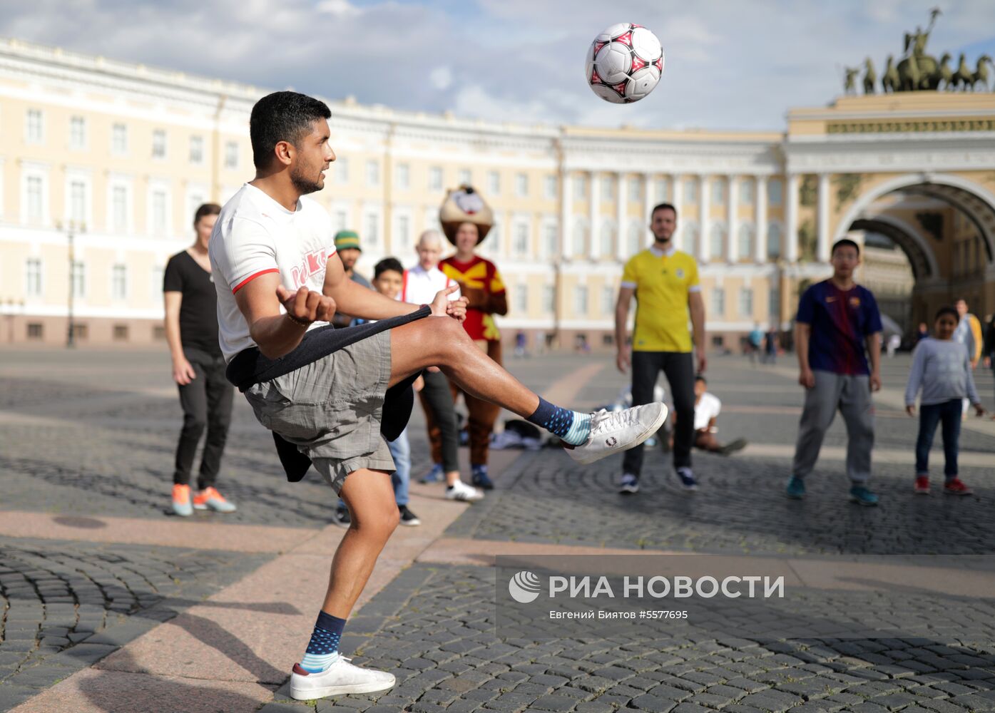 Болельщики ЧМ-2018 по футболу в  Санкт-Петербурге