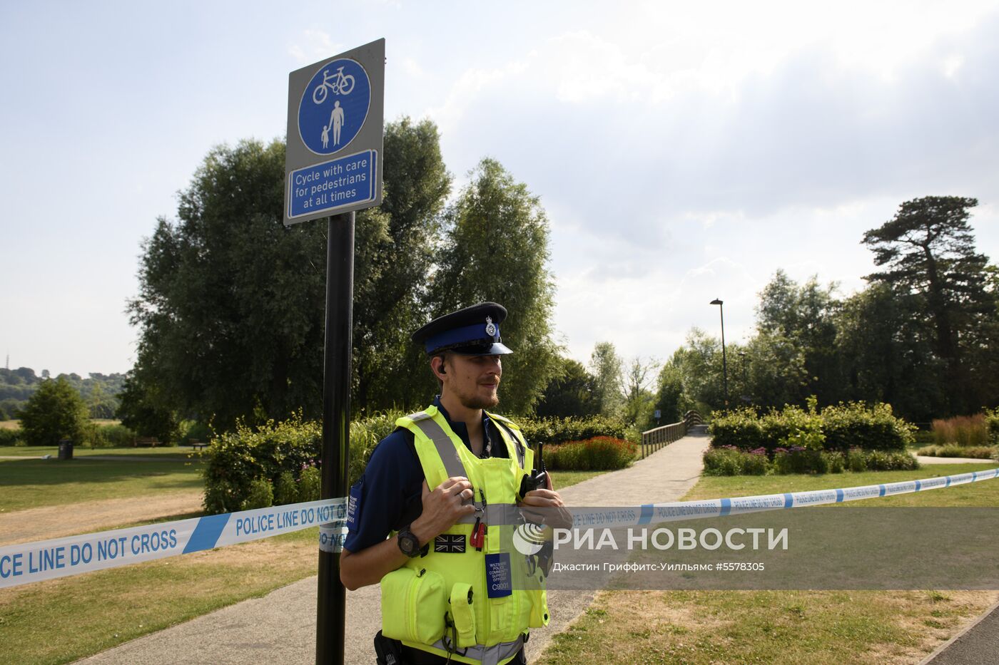 Ситуация в британском городе Эймсбери