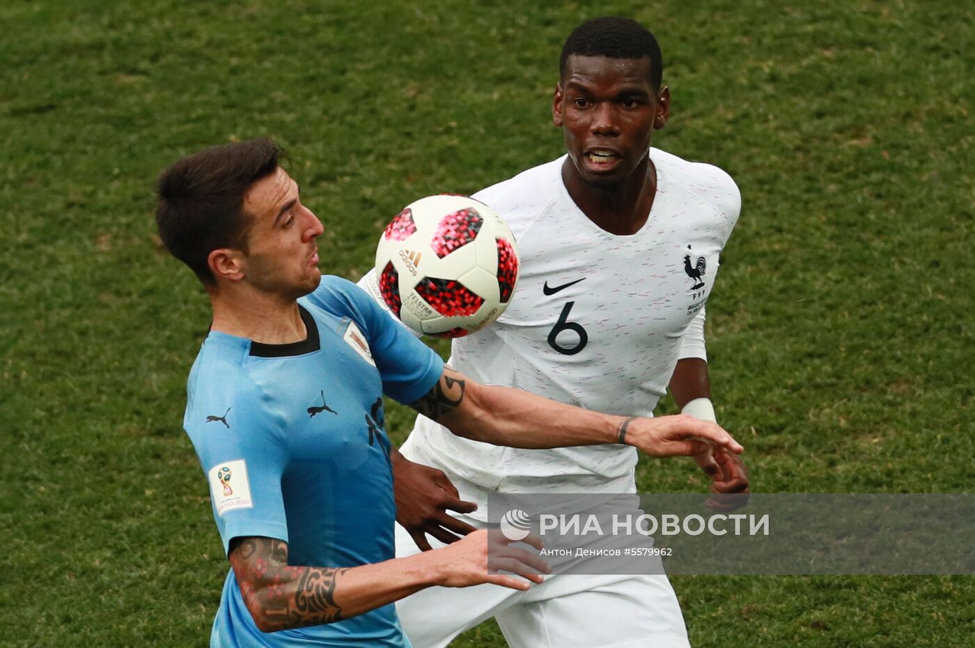 Футбол. ЧМ-2018. Матч Уругвай - Франция