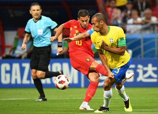 Футбол. ЧМ-2018. Матч Бразилия - Бельгия 