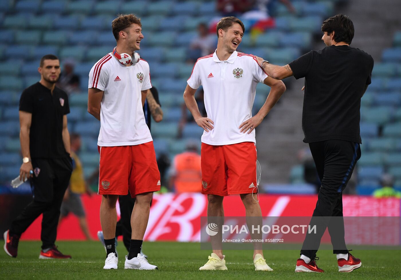 Футбол. ЧМ-2018. Матч Россия - Хорватия