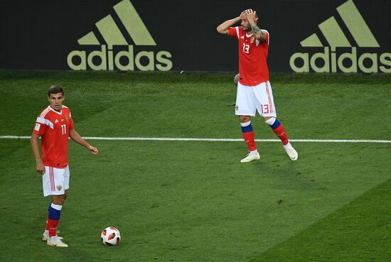 Футбол. ЧМ-2018. Матч Россия - Хорватия