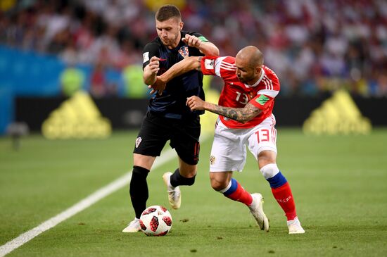 Футбол. ЧМ-2018. Матч Россия - Хорватия
