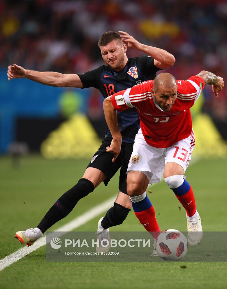 Футбол. ЧМ-2018. Матч Россия - Хорватия