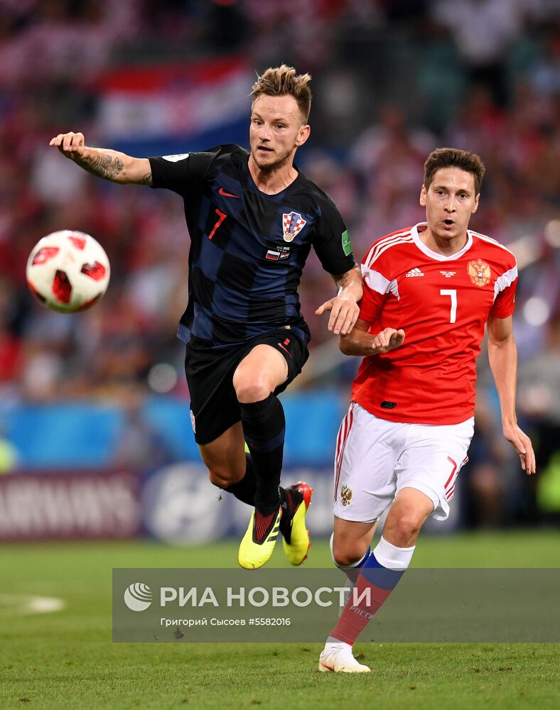 Футбол. ЧМ-2018. Матч Россия - Хорватия