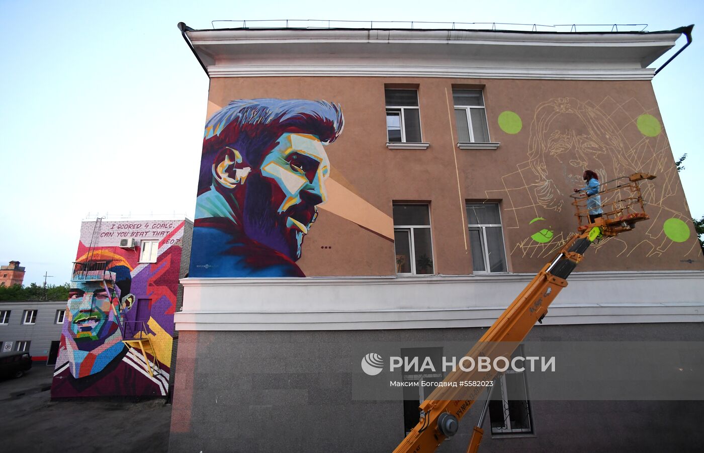 Граффити с Лукой Модричем появилось в Казани