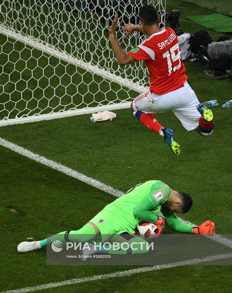 Футбол. ЧМ-2018. Матч Россия - Хорватия