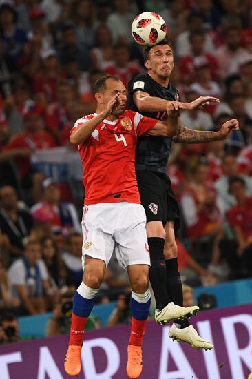 Футбол. ЧМ-2018. Матч Россия - Хорватия